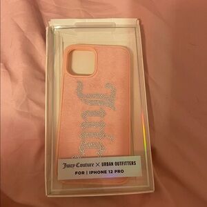 NEW Juicy couture x UO pink bling phone case for iPhone 12 Pro